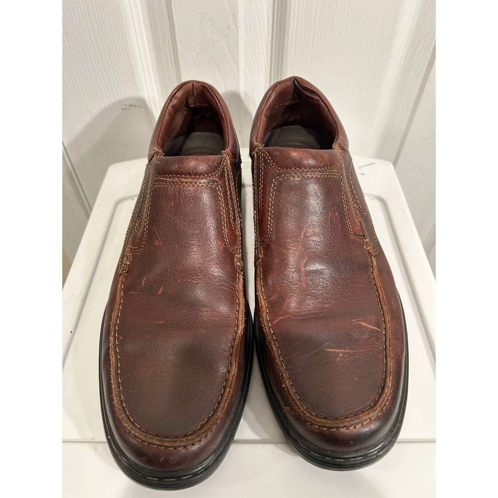 Johnston & Murphy Signature Series Men's Size 10.5 Brown Slip-On Loafers